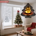 thumbnail image 4 of Metal Hanging Christmas Tree Wind Spinner - Modern Geometric Design with Pine Branches Perfect for Yard & Garden Decor, 4 of 7