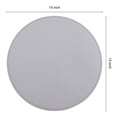 thumbnail image 4 of REGALWOVEN Set of 6 Placemats, Faux Leather Placemats for Kitchen Dining Table Decor Washable Heat Resistant Table Placemats Wipeable Table Mat Gray 15x15in, 4 of 7
