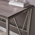 thumbnail image 3 of Pemberly Row Bureau X Pliable en Bois Patiné/nickel Satiné, 3 of 10