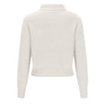 thumbnail image 6 of Lindreshi Cardigan Sweaters for Women Women's Lazy Style High Collar French Retro Gentle Style Knitted Cardigan Jacket, 6 of 7
