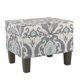 thumbnail image 1 of Otomana de almacenamiento HomePop K7646-A750 de tela azul Suri, 1 of 9