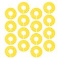 thumbnail image 1 of OFFIGAM 20Pcs Yellow Round Plastic Wardrobe Dividers for Clothing Size Sorting and Rack Organization, 1 of 8