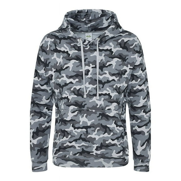 (Price/each)Just Hoods by AWDis JHA014 Camo Hoodie-Grey Camo-M