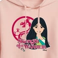 thumbnail image 3 of Disney Princess - Strength Of A Warrior - Juniors Cropped Pullover Hoodie, 3 of 5
