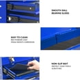 thumbnail image 4 of Noble House 20" Steel Portable Tool Box with 3 Drawers & Lock Closure, Ball Bearing Slide Organizer Chest, Blue, 4 of 8