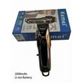 thumbnail image 3 of Kemei KM-PG1990A Eletric Hair Clipper For Men Professional Hair Cutting Machine Barber Shop Or Home Use Clipper Usb Rechargeable Haircut, 3 of 8