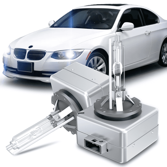 For BMW 328i 335i 2007 2008 2009 2010 2011 2012 2013 2014 2015 2016 D1S Xenon Lights Bulbs, 8400LM 300% Brightness Xenon Lights, 6000K Cool White, 2-Pack