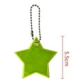 thumbnail image 2 of 12pcs Random Color Safety Reflector Pendant Star Safety Reflector Kids Reflector Pendant for School Bag Backpack Cycling Running, 2 of 6