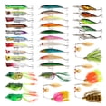 thumbnail image 1 of Goture Fishing Lure Set Soft and Hard Lure Including Spinner Baits Minnow Frog Popper Spoon Jigs Jointed Swimbaits for Freshwater Saltwater, 1 of 7
