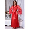 thumbnail image 4 of Pijama Sexy para mujer, de Color puro bata de baño, informal, cómoda, para el hogar, Navidad, diario, transpirable, manga larga, Otoño e Invierno, 4 of 4