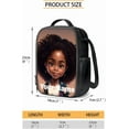 thumbnail image 6 of African Backpack and Lunch Box Set Elementary Bag American Afro Book Bags for 2Nd/3Rd/4Th/5Th Grade Pencil Case, 6 of 7