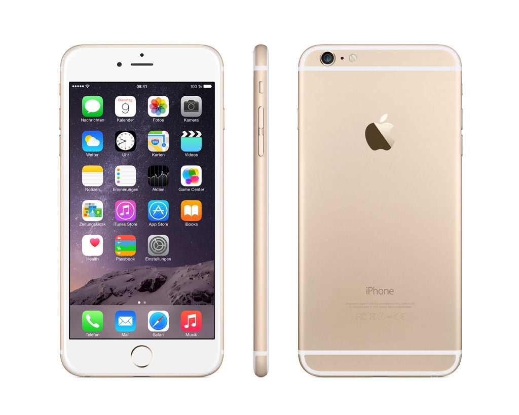 Seller Refurbished Apple iPhone 6 Plus 64GB Unlocked GSM iOS Smartphone Black Silver Gold (Gold/White)