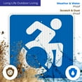 thumbnail image 5 of New York Handicap Parking Sign, Accessible Graphic Only Sign,, 5 of 8