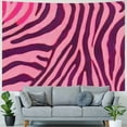 thumbnail image 4 of Patifu Zebra Print Tapestry Wall Hanging Unique Style Graphic Tapestries Home Wall Decor Art for Living Room Bedroom Apartment Farmhouse Dorm 40x60inch, 4 of 6