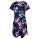 thumbnail image 1 of Vestido skater acampanado floral de Prettyia Manga corta Línea A Corte con bolsillos S jinwen Vestido floral con mujeres de bolsillo, 1 of 8