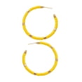 thumbnail image 4 of Pendientes de aro en forma de C perfecl diámetro 5,5 cm regalo bohemio moderno, 4 of 8