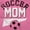 Light Pink, variant on Cute Proud Soccer Mom Sports Mother Womens Slim Fit Graphic Tee Brisco Brands X