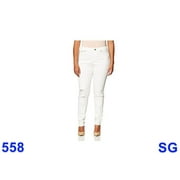 HUE womens Ripped Knee Denim Leggings, Ultra-Soft, High Waist, Black, Small