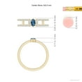 thumbnail image 4 of ANGARA Natural Marquise London Blue Topaz Parallel Split Shank Ring with in 14K Yellow Gold for Women (Size-5x2.5mm) | November Birthstone Jewelry for Women | London Blue Topaz Ring (Ring Size- 9), 4 of 9