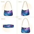 thumbnail image 7 of FORMRS Womens Shoulder Bag with Chain Strap Clutch Purse Cute Tote Handbag, Galaxy Pattern, 7 of 7