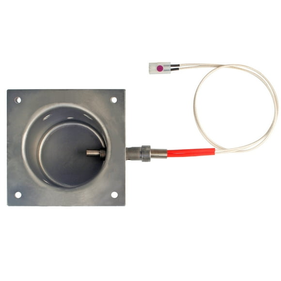 Durable Iron BBQ Grill Replacement Parts Kit: Stretchable Smoker Pellet Hopper with Igniter Rod – Universal Fit for Enhanced Heat Distribution, Easy Installation, Safe & Compact Design for Traeger