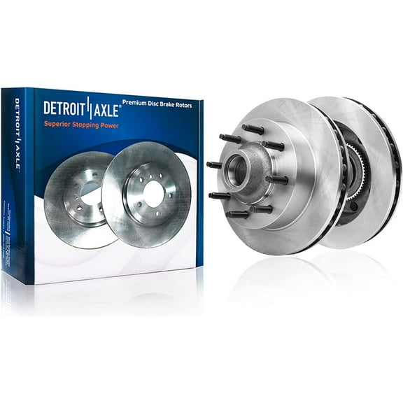 Detroit Axle - RWD Front Brake Rotors for Ford Excursion, F-250 F-350 Super Duty Disc Brake Rotors Replacement : 13.03" inch Rotor