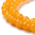 thumbnail image 3 of 1Strand Natural White Jade Beads Round Dyed Orange 6mm Hole: 1mm about 58~61pcs/strand 37.5~38.5cm, 3 of 3