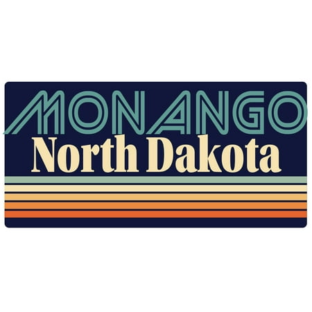 

Monango North Dakota 5 x 2.5-Inch Fridge Magnet Retro Design