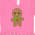 thumbnail image 3 of Inktastic Gingerbread Christmas Gift Baby Girl Dress, 3 of 4