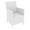 White, variant on Compamia California Wicker-look Outdoor Chair in Dark Gray - Set of 2
