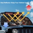 thumbnail image 4 of Yuyamidu Camo Wolf Windshield Sun Shade, American Flag Car Sunshade for Rubicon Sahara TJ JK JKU 2 & 4 Door-Blocks UV Rays Sun Visor Shield, Foldable Front Window Sun Shade Keeps Vehicle Cool, 4 of 7