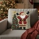 thumbnail image 4 of Fundas de Almohada Navideñas de 45X45 Cm | Fundas Decorativas con Tela Suave y Cremallera Oculta | Decoración Festiva | Material: Algodón | 1 Funda | Tamaño: 45X45 Cm, 4 of 6