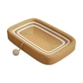 thumbnail image 1 of Tabla rascadora para gatos, sofá de salón, protector de muebles, sofá rascador para gatitos con pelota de juguete interactiva para gatos domésticos, c marrón, 1 of 8