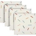 thumbnail image 4 of GZHJMY Christmas New Year Multicoloured Confetti Satin Napkins 20x20 in,Soft Washable Cloth Dinner Napkins Square Table Napkins Decor for Party Wedding Banquet and Dinner 1PCS Decorative Washcloths, 4 of 7
