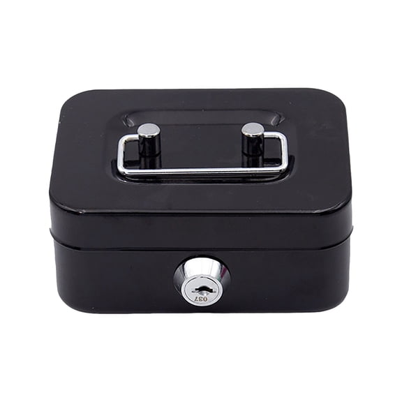 Mozhitti Small With Key Portable Metal Box Small Box Box With Lock And Slot Metal BoxKey Lock Box Metal Box Bank For Daily S Co