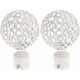 thumbnail image 1 of 2 uds Embout Tringle Rideaux 28mm Blanco, Paire Embout De Tringle Rideau Draperie Rail Ple Tte Pour decoración Tringle Rideau, 1 of 5