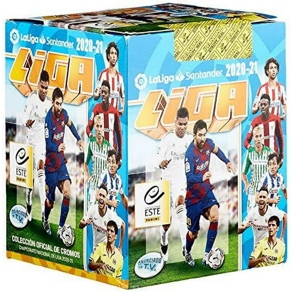 2020-21 Panini La Liga Stickers 50-Pack Box (300 Stickers)