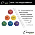 thumbnail image 2 of Champion Sports PX10SET Rhino Playground Ball Set, 10" Diameter, Rubber, Assorted, 6 Balls/Set (CSIPX10SET), 2 of 12