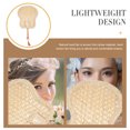 thumbnail image 3 of unbranded De Mano Tejido En Paja Beige Para Refrescar En Reuniones Y Celebraciones, 3 of 8