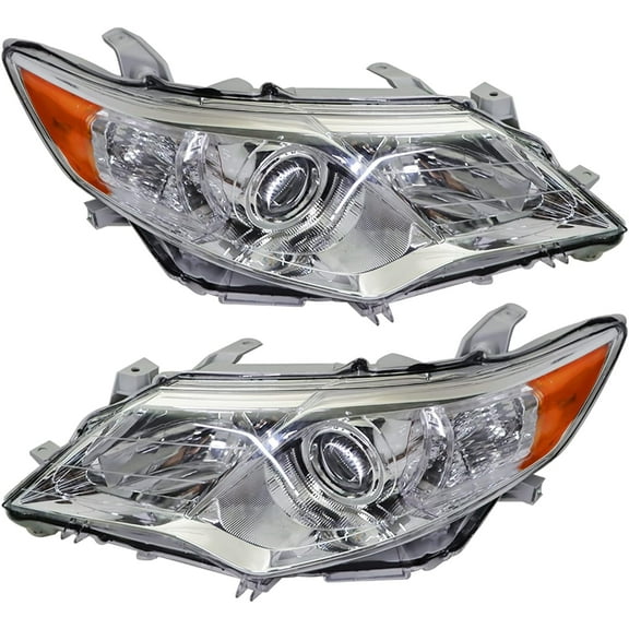 SEBLAFF Headlights Assembly Replacement for 2012-2014 Toyota Camry L/LE/XLE Front Light Headlights Headlamps Passenger and Driver Side