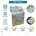 thumbnail image 6 of Easter Eggs Table Runner 72 Inches, Spring Botanical Flowers Eucalyptus Leaf Wood Bed Runner Dresser Scarves Tabletop for Indoor Outdoor Parties/Ceremony/Banquet, 16" x 72", 6 of 8
