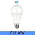 thumbnail image 3 of 1 Uds E27 6W 12W 18W bombilla con Sensor de movimiento PIR lámpara Led 110V 220V pasillo para sala de estar porche escaleras garaje seguridad, 3 of 5