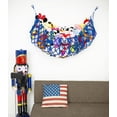 thumbnail image 2 of Hamaca de almacenaje para peluches Diocos de algodón macramé azul, 2 of 6