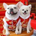 thumbnail image 7 of HOTWINTER Dog Tang Costume Pet New Year Costume Tang Dynasty Costume Cat Dress for Schnauzer Teddy French Bulldog, 7 of 7