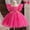 Hot Pink, variant on Toddler Girls Bowknot Dress Ruffle Sleeveless Kids Tulle Tutu Christmas Dress Holiday Festive Wedding Party Birthday Fall Winter Princess Dress White 4-5 Years