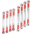 thumbnail image 1 of RC Steering Servo Pull Rod, RC Pull Rod Metal Linkage Arm Tie Rod Ends Connector for WPL, 1 of 7