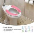8 Pairs of Toilet Seat Cushions Toilet Mats Selfadhesive Pads (Random