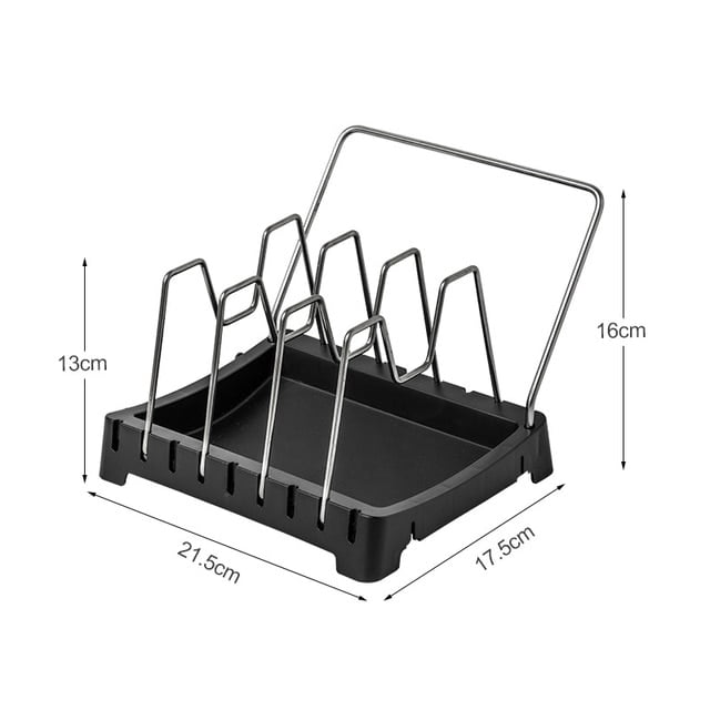 UMMH Pans Organizer Rack Pots and Pans Organizer with 4/7