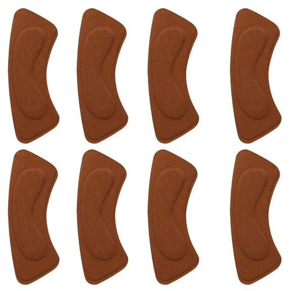 ORDDIART 8 Pairs Back Cushion Pads for Shoes, Comfortable Soft Insoles 4.13 x 1.57 Inches, Foot Support