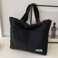 thumbnail image 1 of Bolso Hobo de plumón para mujer, bolso ligero con múltiples bolsillos, bolso para citas diarias (negro), 1 of 8